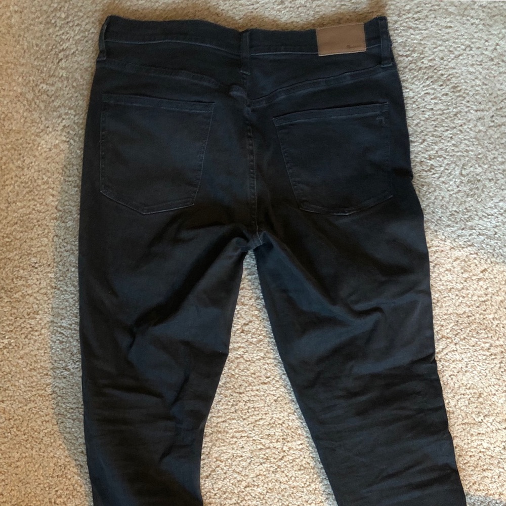 Madewell High Riser Black Skinny Jeans
